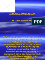 Sacrolumbalgia. Tania Bravo