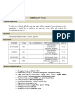 Curriculum Vitae: Career Objective