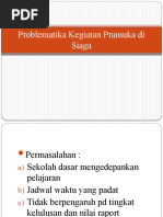 Problematika Kegiatan Pramuka Di Siaga