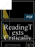 Reading Texts Critically