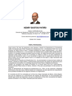 HV Henry Bustos Operaciones Agosto 2020