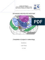 Air Masses and Related Weather: Compilation of Project in Meteorology