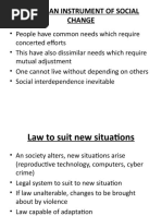 LAW AS AN INSTRUMENT OF SOCIAL CHANGE