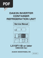 Daikin Inverter Container Refrigeration Unit: LX10F11B or Later