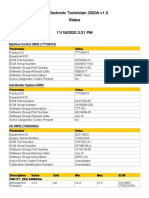 Cat Electronic Technician 2020A v1.0 Status: Parameter Value