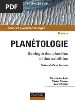 Planétologie Géologie Des Planetes Et Satélites