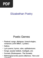 Elizabethan Poetry