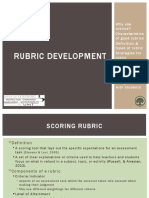 Rubric Development