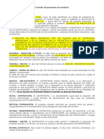 Modelo Contrato Individual Por Prestacion de Servicios