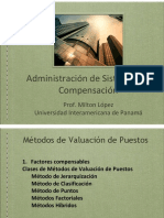 Módulo 1 Métodos de Valuación de Puestos PDF