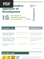Orthodox View Vs Alternative View of Development