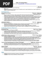 Chloe Zhou Resume