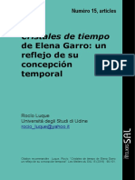 Cristales de Tiempo de Elena Garro: Un Reflejo de Su Concepción Temporal