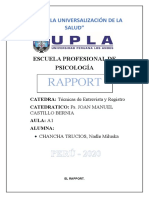 Rapport Ensayo 1