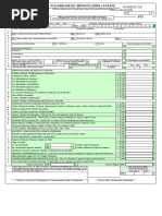 F11 Formato Declaración Impuesto Sobre La Renta