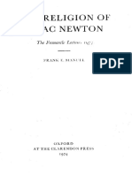 Religion of Isaac Newton PDF