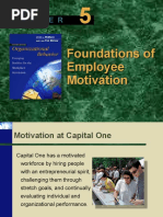 Foundations of Employee Motivation: C H A P T E R