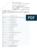 Stative Verbs