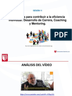 Sesion 11 - Desarrollo de Carrera, Coaching y Mentoring PDF