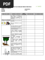 Lista de Chequeo Riesgo Mecánico