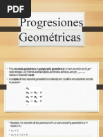 Progresiones Geométricas