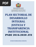 Plan Sectorial de Desarrollo