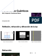 Reflexion y Refracción de La Luz