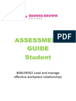 BSBLDR502 Assessment Guide v1 Student