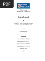 Proposal On Online Shopping PDF