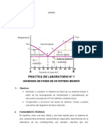 Práctica de Laboratorio #1: Diagrama de Fases de Un Sistema Binario