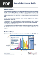 Foundation Course E-Learning Course Guide v1.0 Dec 16