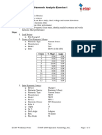 Harmonic Analysis Exercise 1: Objective