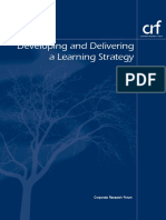 Developing and Delivering A Learning Strategy: Corpoate Research Forum