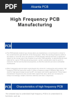 High Frequency PCB Manufacturing