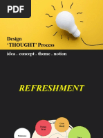 Design THOUGHT' Process Design THOUGHT' Process: Idea - Concept - Theme - Notion