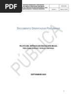 Documento Orientador Preliminar Servicio de Educación Inicial en Zonas Rurales y Rurales Dispersas Ajuste V2 Sept VF