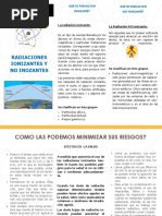 Folleto Radiaciones Ionizantes y NO Ionizantes PDF