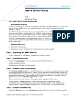 11.2.2.6 Lab - Researching Network Security Threats