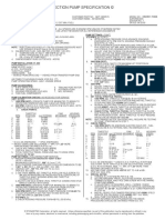 Injection Pump Specification ©: Use Latest Revision For All Referenced Documents