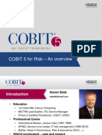 Cobit 5 For Risk - Overview - Isaca Luxembourg Chapter December 2013 PDF