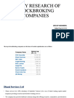 Equity Research of Stockbroking Companies: Group Members