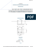 Combined Foundation Design (Is 456-2000) Result Summary