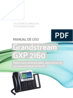 Manual Grandstream GXP2160