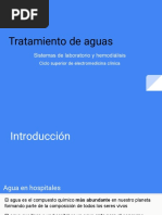 Tratamiento de Aguas en Un Hospital ÓSMOSIS