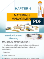 Chapter 4 - Material Management