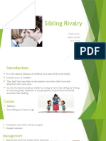 Sibling Rivalry: Prepared by Ashma Panthi Roll No.03