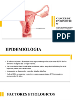 Cancer de Endometrio