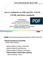 CORM 2009 - IESNA Standards On LED and SSL LM79LM80 and Future Standards CORM 2009 Y Ohno