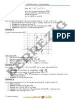 Série D'exercices - Math Activités Dans Repère - 1ère AS (2012-2013) MR Abderrazek Berrezig