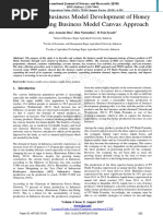 Analysis of Business Model Development of Honey Products Using Business Model Canvas Approach